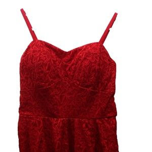 Red dress